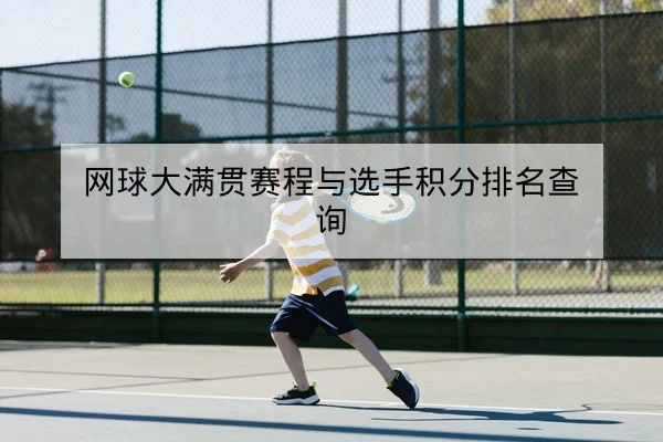 网球大满贯赛程与选手积分排名查询